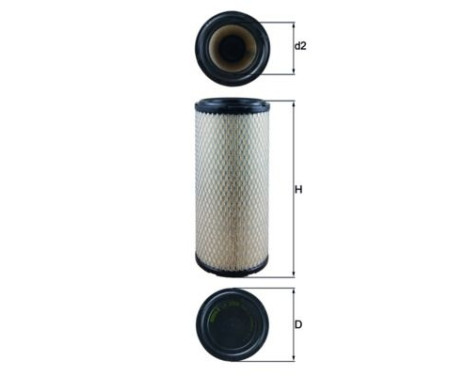 Air Filter LX 2959 Mahle, Image 2