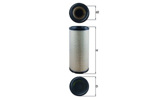 Air Filter LX 2959 Mahle, Image 2