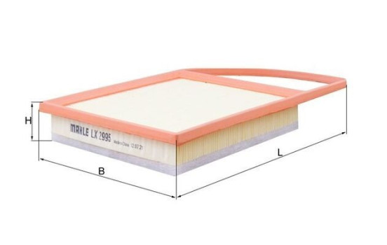 Air Filter LX 2995 Mahle, Image 3