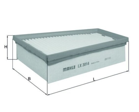 Air Filter LX 3014 Mahle, Image 2
