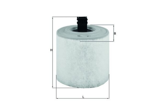 Air Filter LX 3015/16 Mahle, Image 2