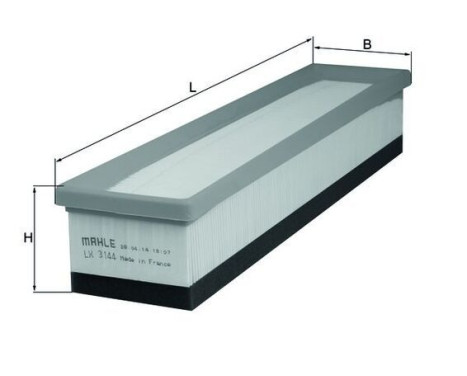 Air Filter LX 3144 Mahle, Image 2