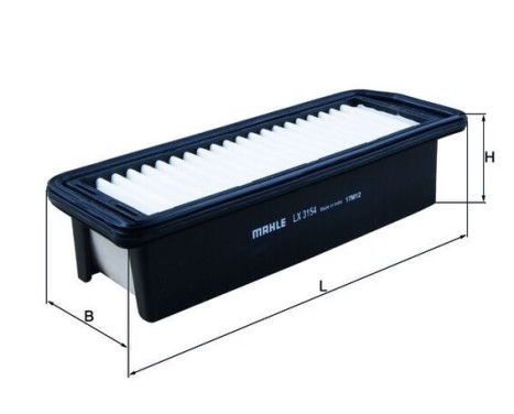Air Filter LX 3154 Mahle, Image 2