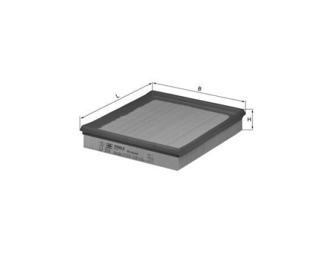 Air Filter LX 316 Mahle, Image 2