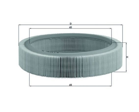 Air Filter LX 317 Mahle, Image 2