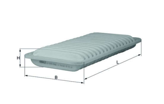 Air Filter LX 3279 Mahle, Image 2