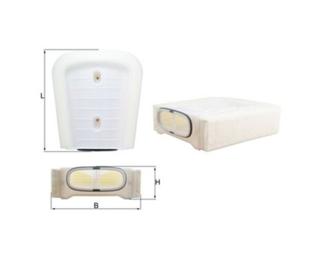 Air filter LX 3295/8 Mahle