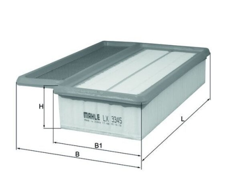 Air Filter LX 3345 Mahle, Image 3