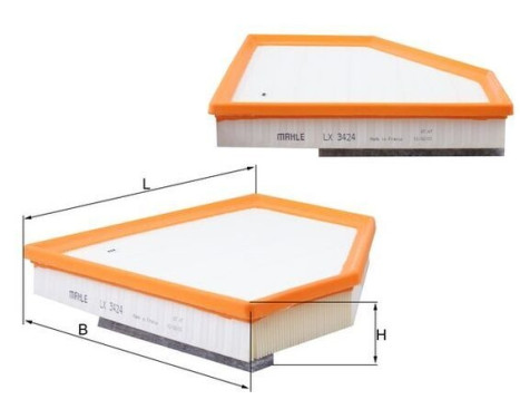 Air Filter LX 3424 Mahle