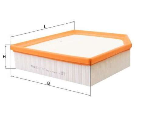 Air Filter LX 3527 Mahle, Image 2