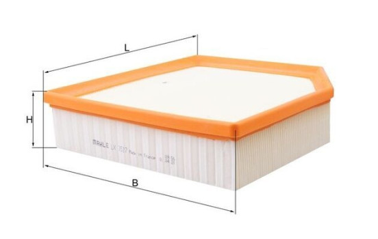 Air Filter LX 3527 Mahle, Image 2