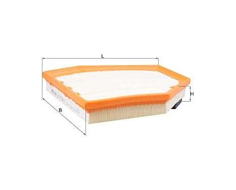 Air filter LX 3728/1 Mahle