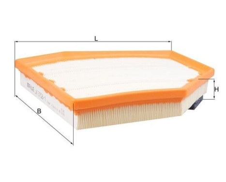 Air filter LX 3728/1 Mahle, Image 2