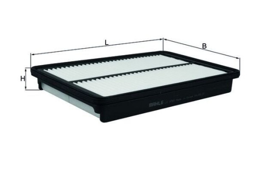 Air Filter LX 3760 Mahle, Image 2