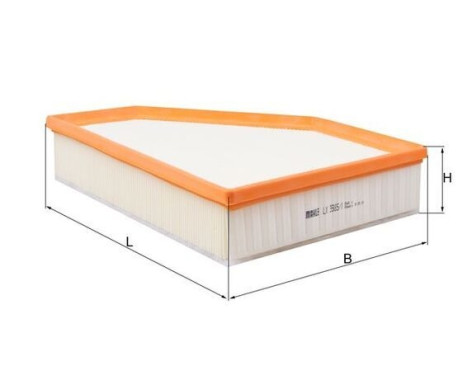Air filter LX 3985/1 Mahle, Image 2