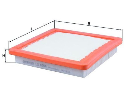 Air Filter LX 4066 Mahle, Image 2