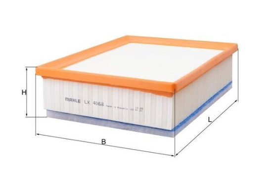 Air Filter LX 4068 Mahle, Image 2
