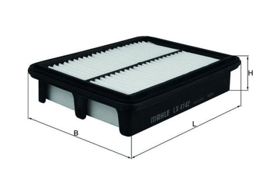 Air Filter LX 4142 Mahle, Image 2