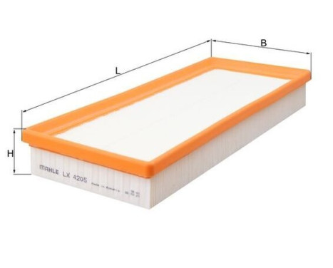 Air Filter LX 4205 Mahle, Image 2
