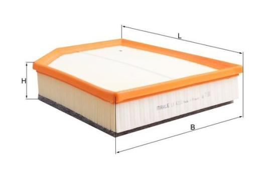 Air Filter LX 4233 Mahle, Image 2