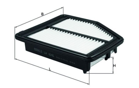 Air Filter LX 4241 Mahle, Image 2