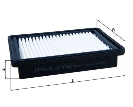 Air Filter LX 4242 Mahle, Image 2