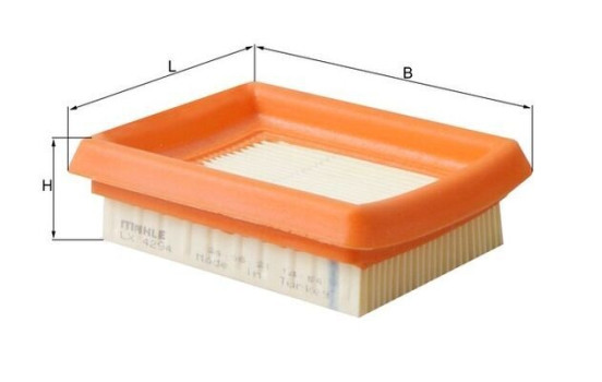 Air Filter LX 4294 Mahle, Image 2
