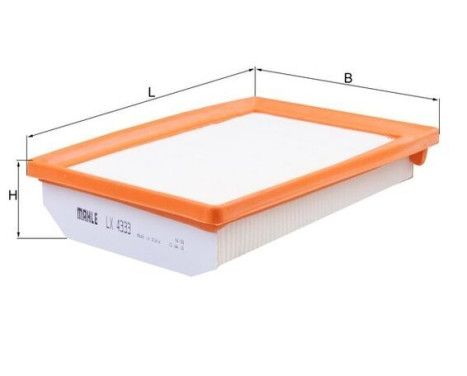 Air Filter LX 4333 Mahle, Image 2