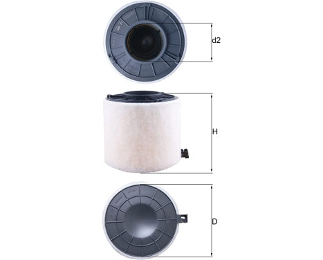 Air filter LX 4407 Mahle