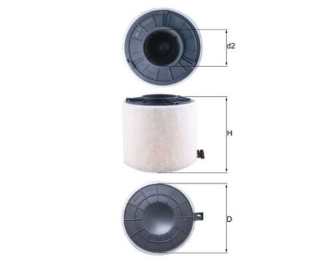 Air filter LX 4407 Mahle, Image 2