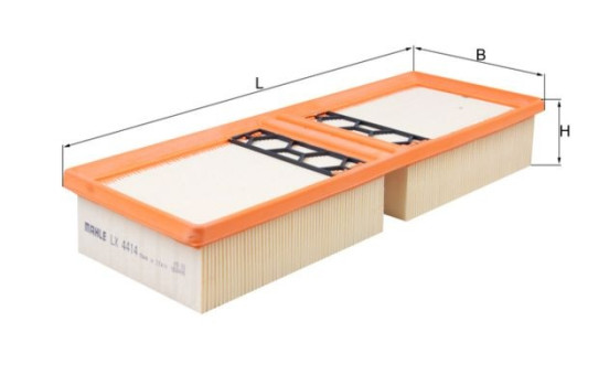 Air Filter LX 4414 Mahle, Image 2