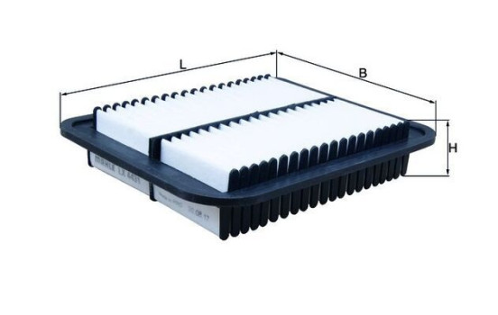 Air Filter LX 4431 Mahle, Image 2
