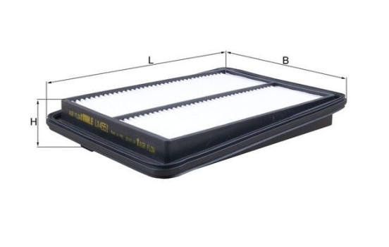 Air filter LX 4551 Mahle, Image 2