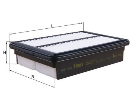 Air filter LX 4567 Mahle, Image 2
