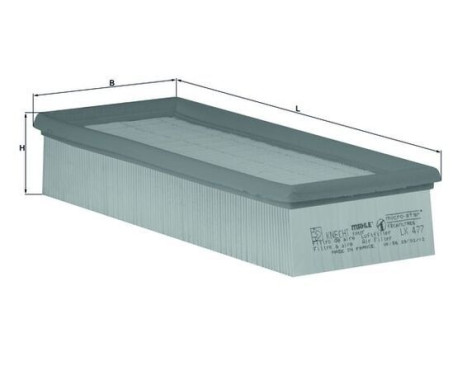 Air Filter LX 477 Mahle, Image 3