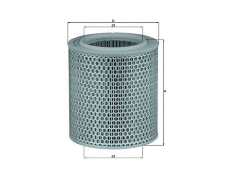 Air Filter LX 478/1 Mahle, Image 2