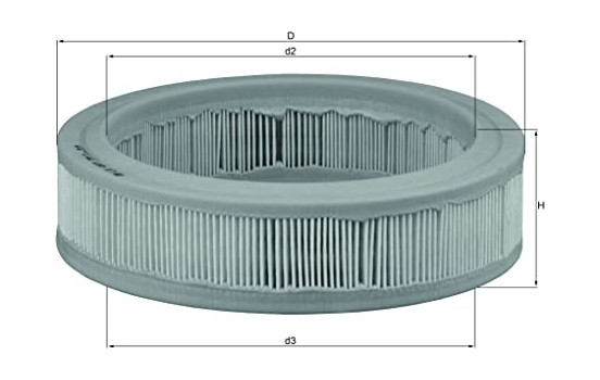 Air Filter LX 487 Mahle