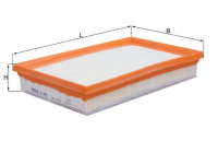 Air filter LX 4921 Mahle