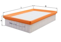 Air filter LX 5082 Mahle