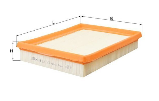 Air Filter LX 523 Mahle, Image 3