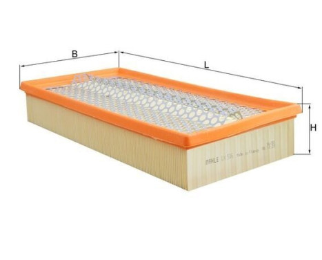 Air Filter LX 536 Mahle, Image 3