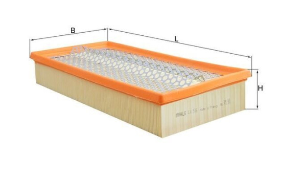 Air Filter LX 536 Mahle, Image 3