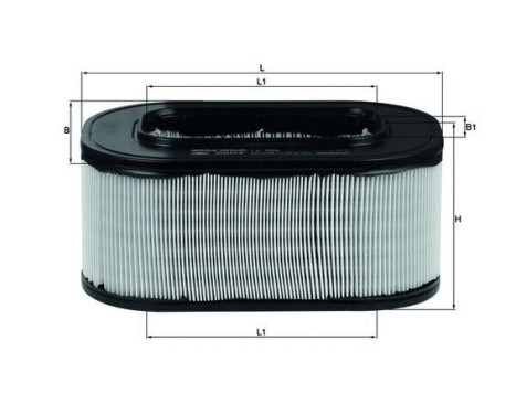 Air Filter LX 558 Mahle, Image 4