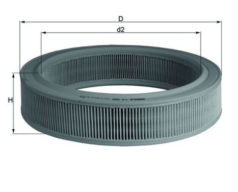 Air Filter LX 568 Mahle, Image 2