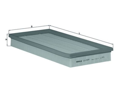 Air Filter LX 577 Mahle, Image 2