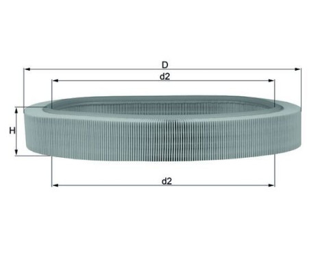 Air Filter LX 638 Mahle, Image 4