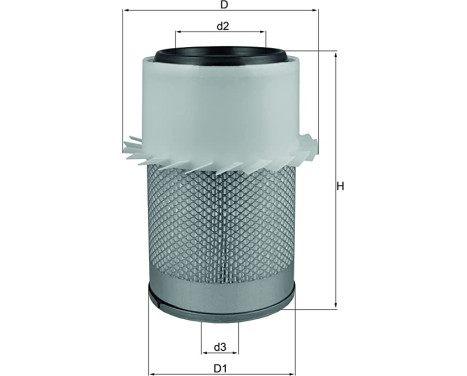 Air Filter LX 648 Mahle