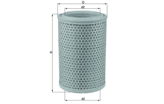 Air Filter LX 660 Mahle, Image 2