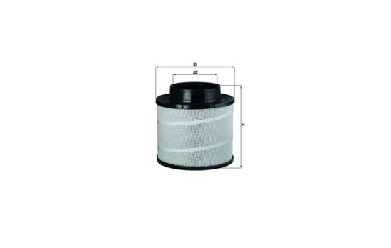 Air Filter LX 741 Mahle, Image 2