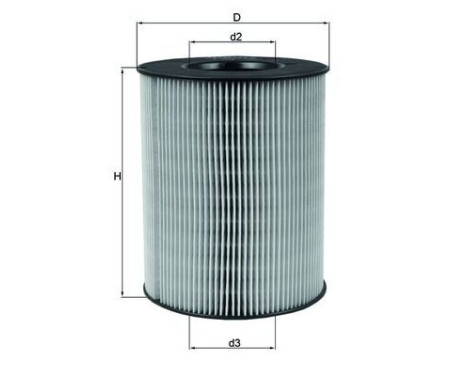 Air Filter LX 794 Mahle, Image 2